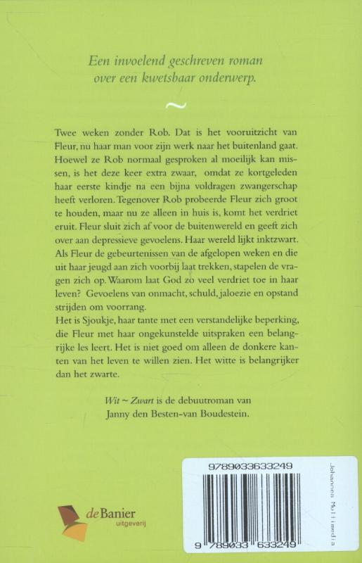 Achterkant van Wit-zwart