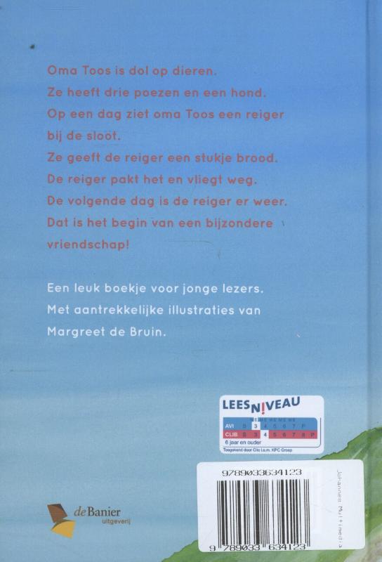 Achterkant van Oma Toos en de reiger