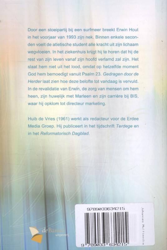 Achterkant van Gedragen door de Herder