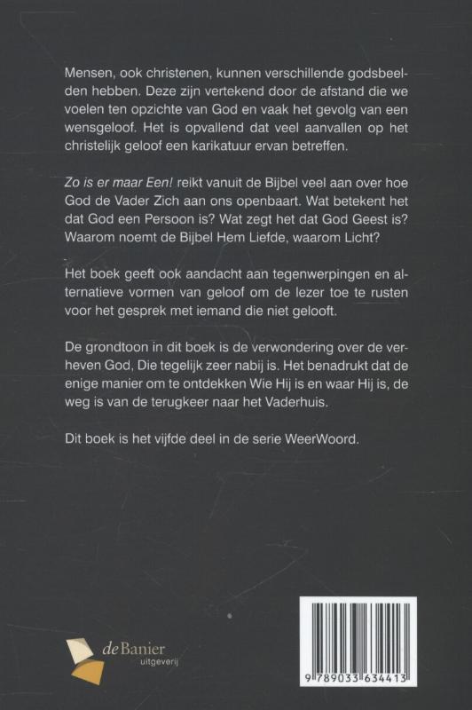 Achterkant van Zo is er maar een!