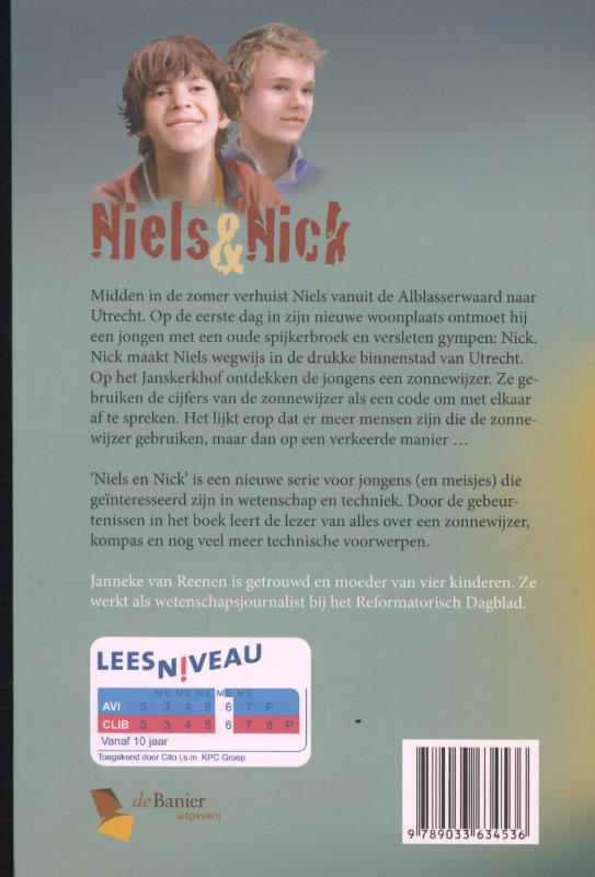 Achterkant van Raadsels rond een zonnewijzer