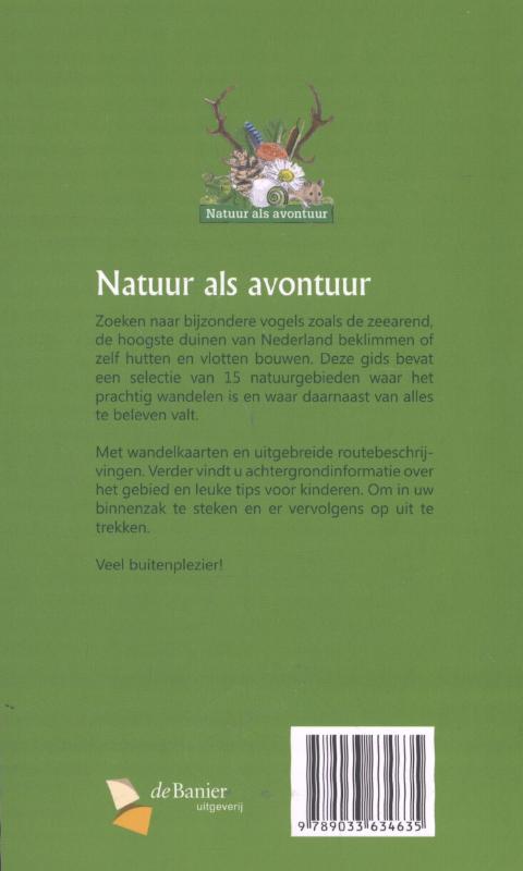 Achterkant van Natuur als avontuur