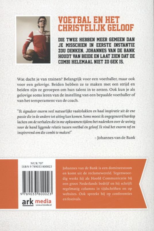 Achterkant van Koning voetbal