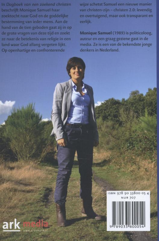 Achterkant van Dagboek van een zoekend christen