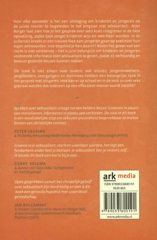 Achterkant van In gesprek over seks