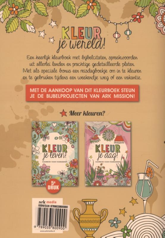 Achterkant van Kleur je wereld