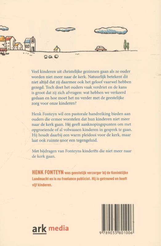 Achterkant van Als je kinderen niet meer gaan