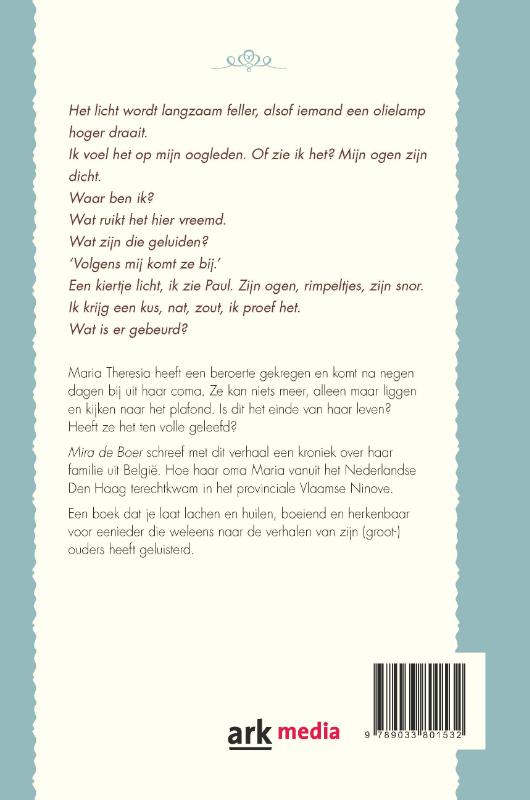 Achterkant van Niet van hier