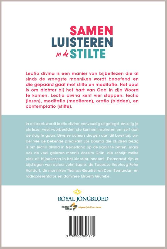 Achterkant van Samen luisteren in de stilte