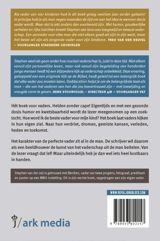 Achterkant van Daddycation