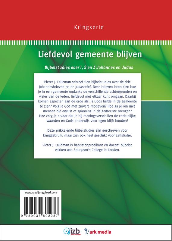 Achterkant van Liefdevol gemeente blijven