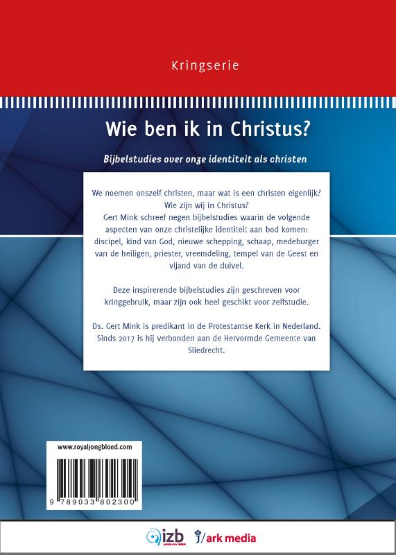 Achterkant van Wie ben ik in Christus?
