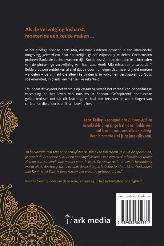 Achterkant van Deur naar de vrijheid