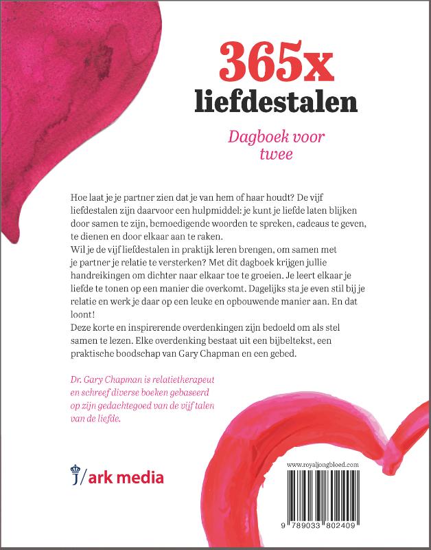 Achterkant van 365x liefdestalen