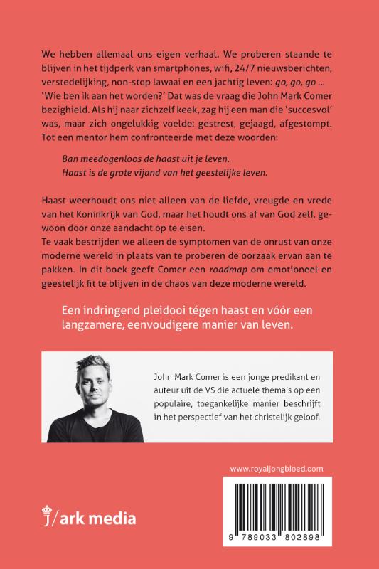 Achterkant van De radicale uitbanning van haast