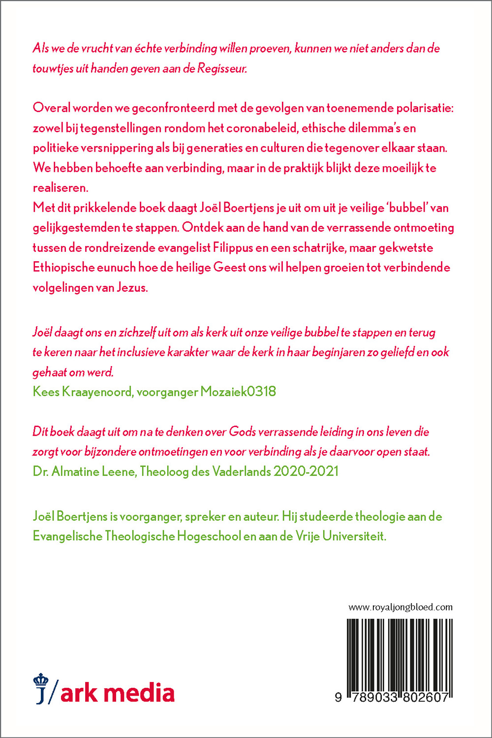 Achterkant van Sta op!