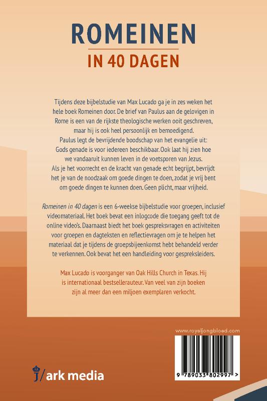 Achterkant van Romeinen in 40 dagen