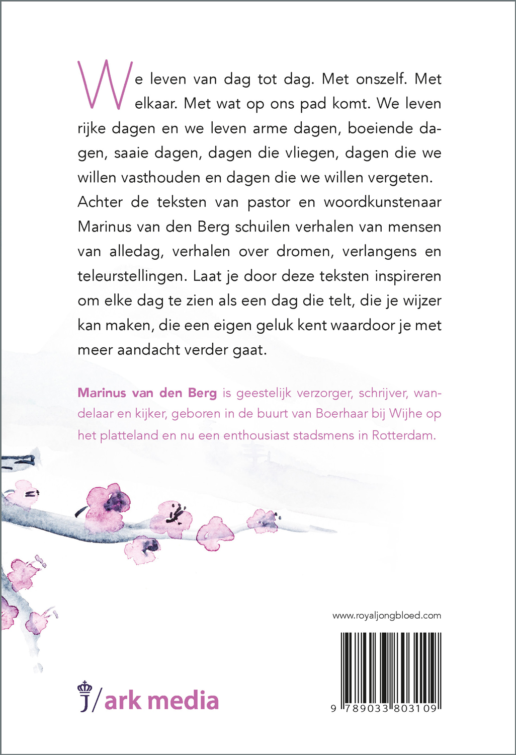 Achterkant van Elke dag is een dag