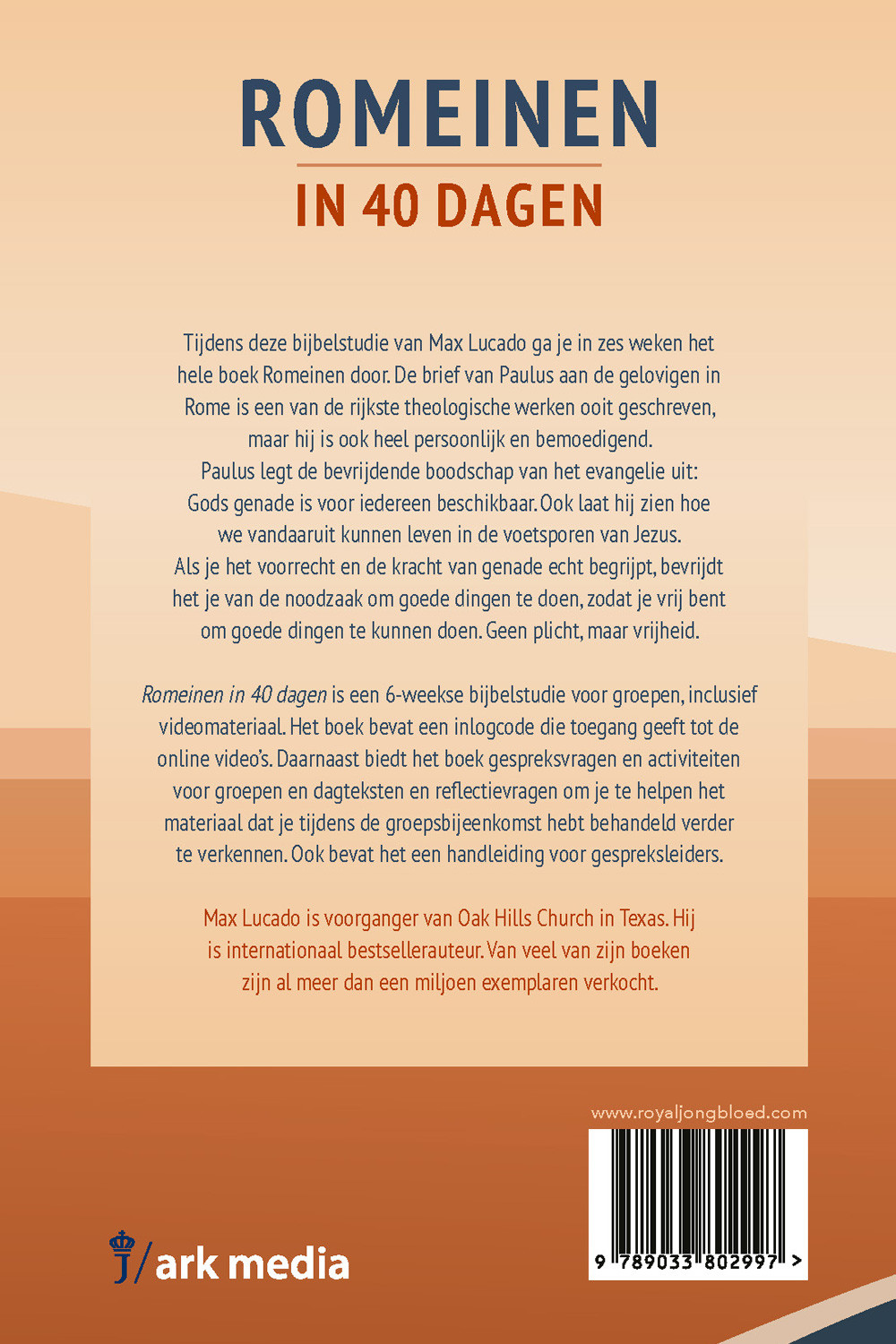 Achterkant van Romeinen in 40 dagen