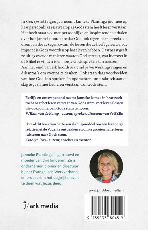 Achterkant van God spreekt tegen jou