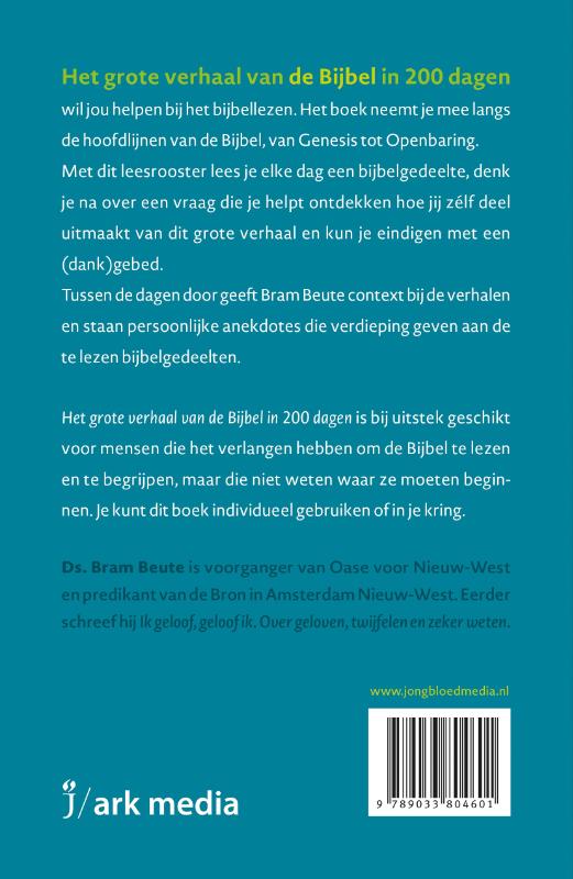 Achterkant van Het grote verhaal van de Bijbel in 200 dagen