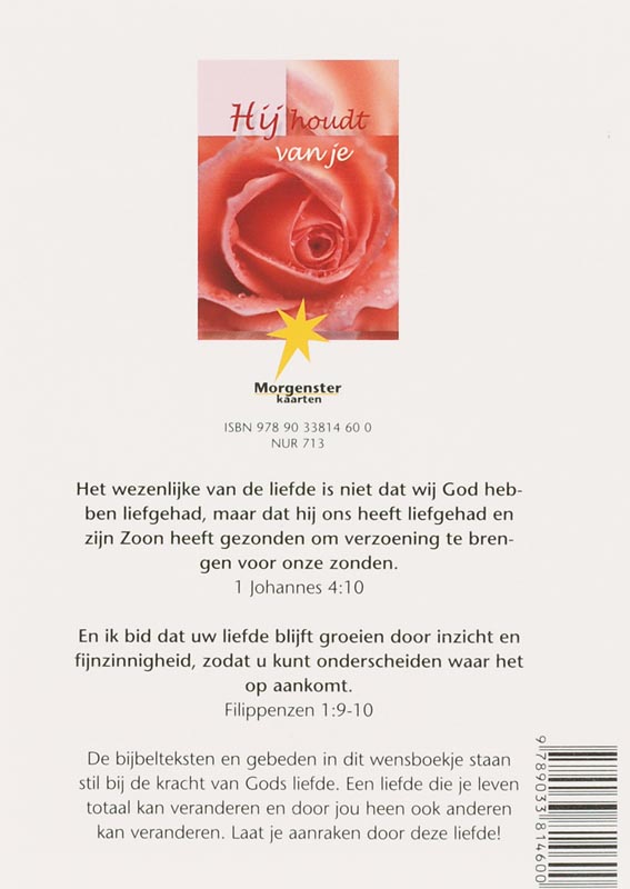 Achterkant van Hij houdt van je