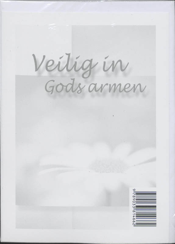 Achterkant van Veilig in Gods armen set 6 ex