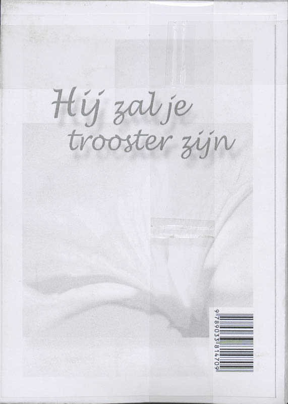 Achterkant van Hij zal je trooster zijn set 6 ex