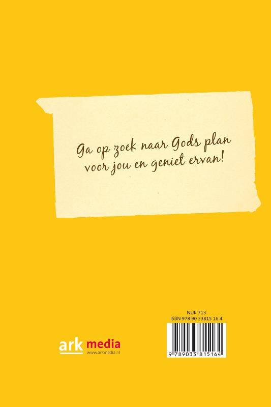 Achterkant van Gods plan voor jou