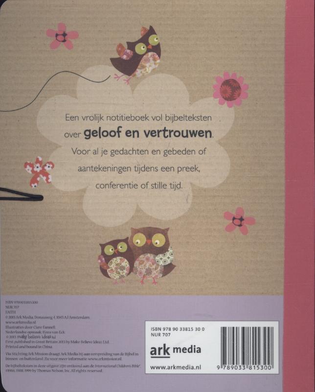 Achterkant van Faith