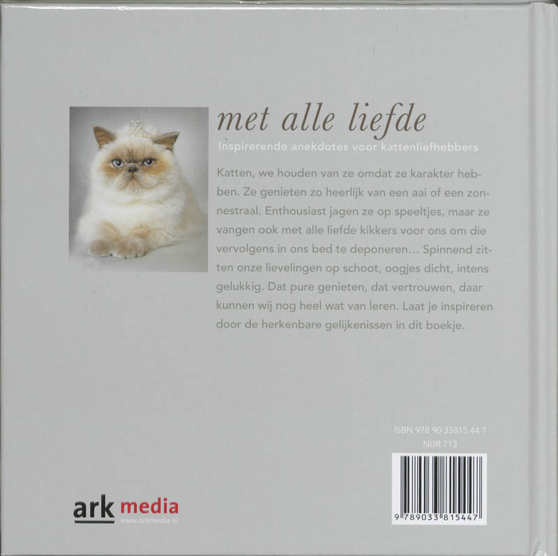 Achterkant van Met alle liefde