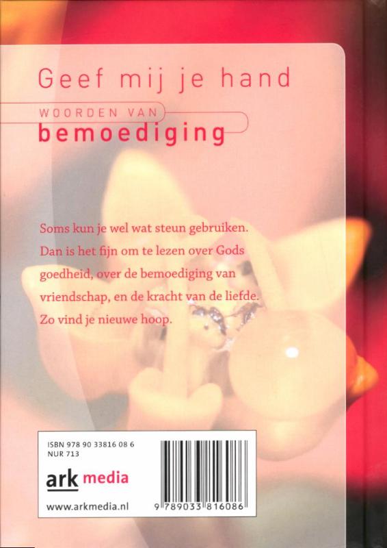 Achterkant van Geef mij je hand