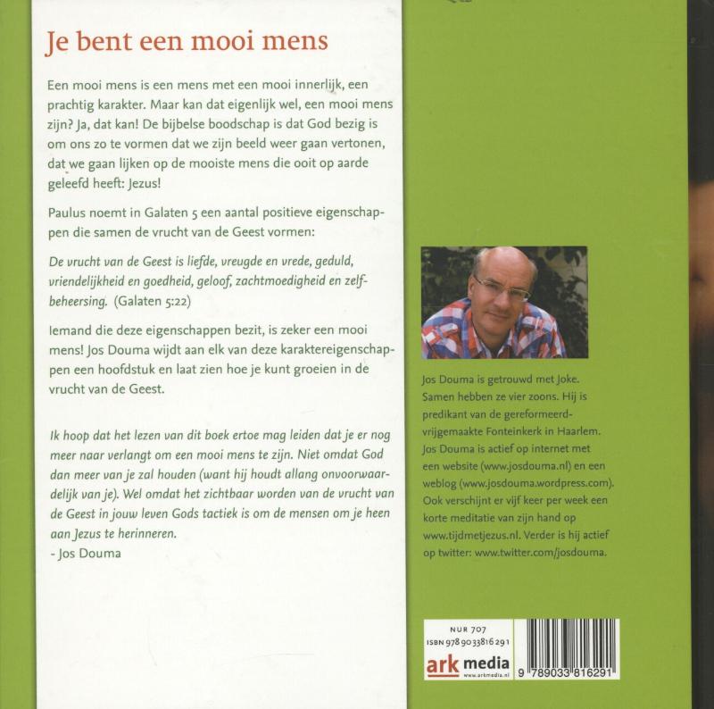 Achterkant van Je bent een mooi mens