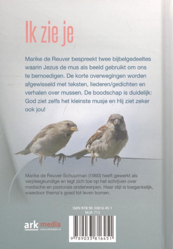 Achterkant van Ik zie je