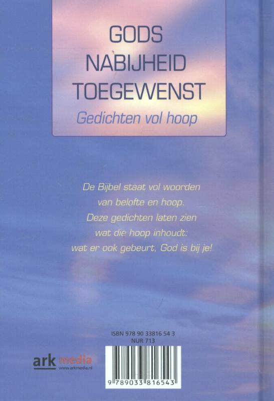 Achterkant van Gods nabijheid toegewenst