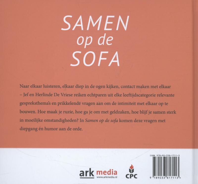 Achterkant van Samen op de sofa