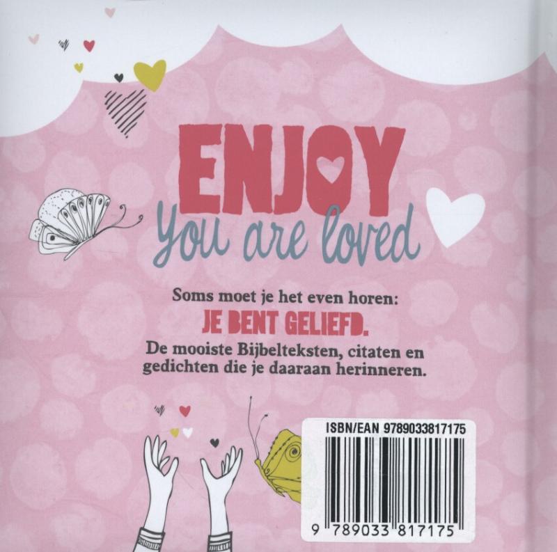 Achterkant van Enjoy you are loved