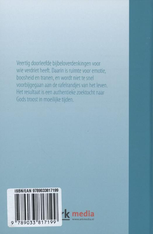 Achterkant van Vang mijn traan