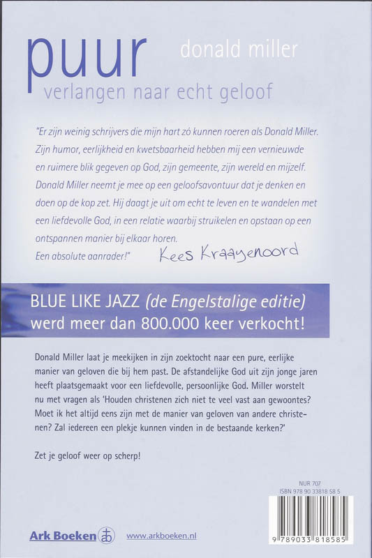 Achterkant van Puur