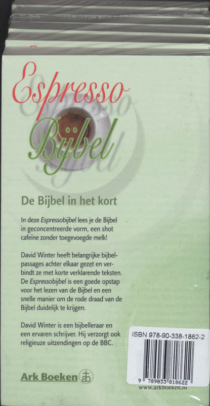 Achterkant van Espresso Bijbel set 6 ex