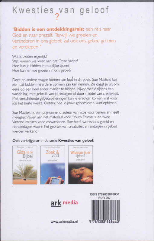 Achterkant van Bidden