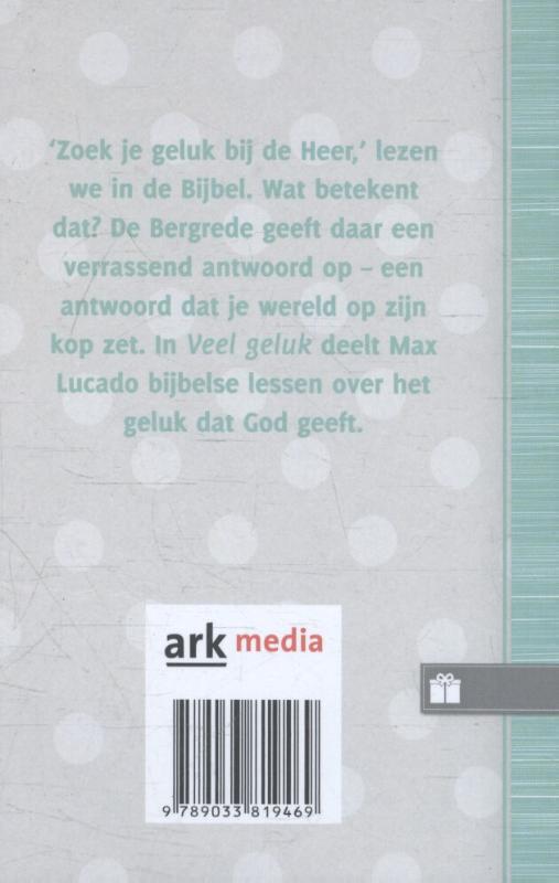 Achterkant van Veel geluk
