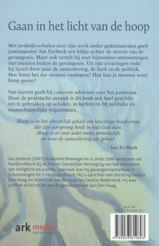 Achterkant van Gaan in het licht van de hoop