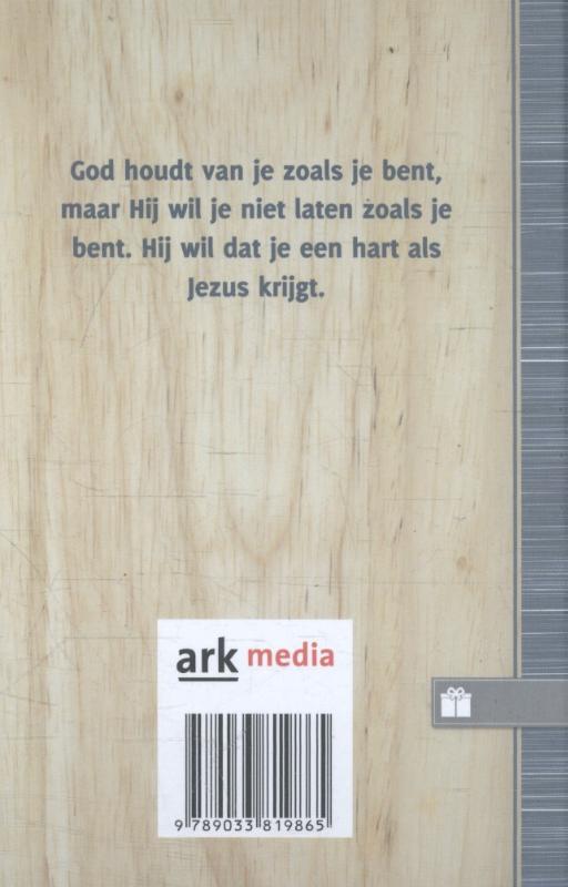 Achterkant van Een hart als Jezus