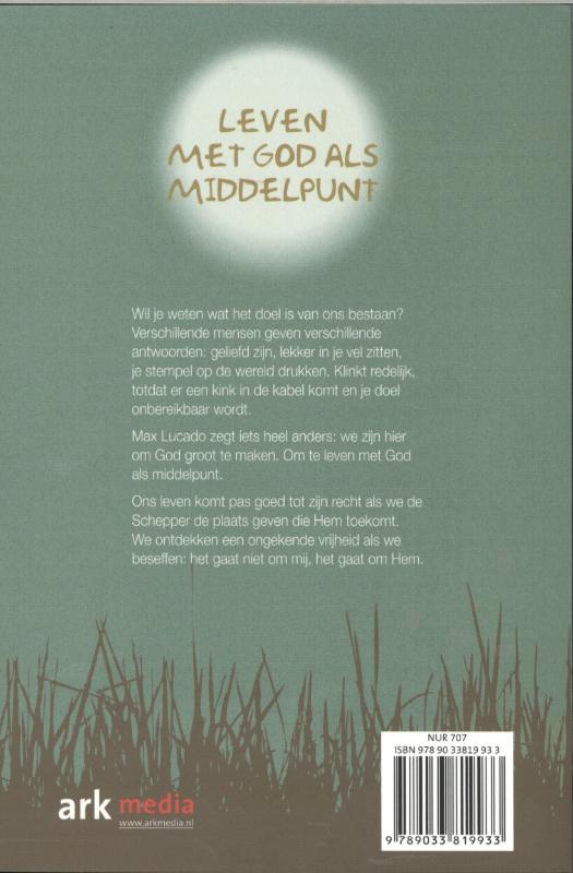 Achterkant van Leven met God als middelpunt