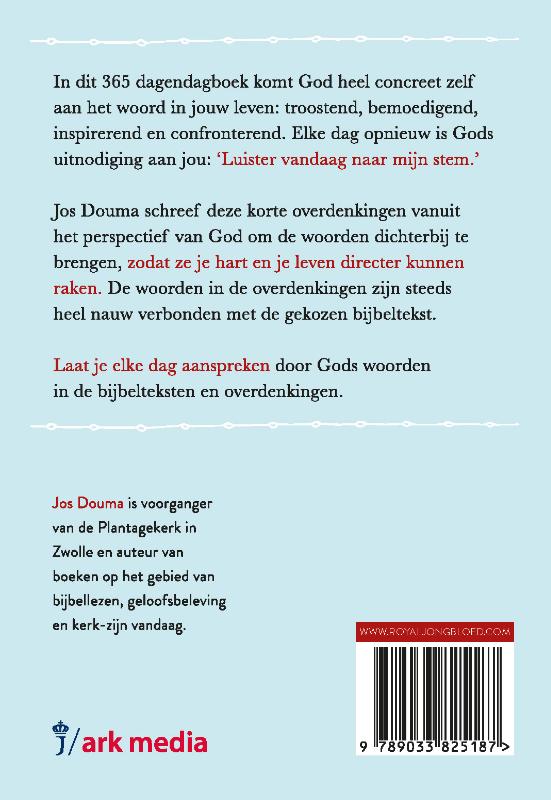 Achterkant van Luister vandaag naar Mijn stem