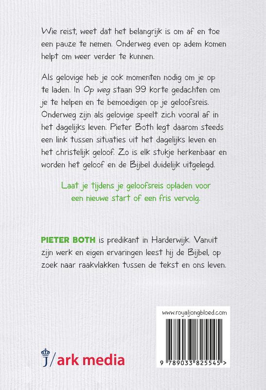 Achterkant van Op weg