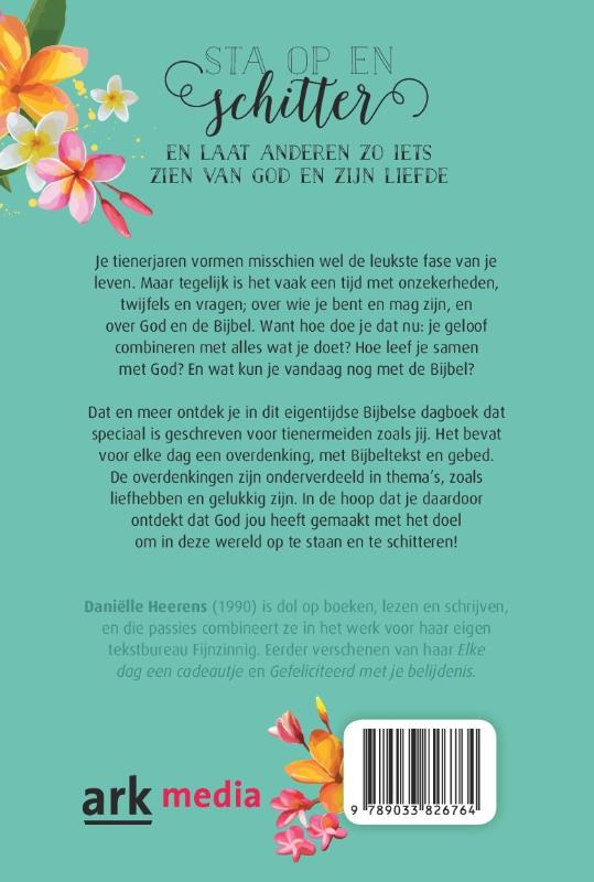Achterkant van Sta op en schitter