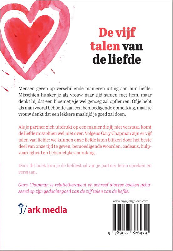 Achterkant van De vijf talen van de liefde