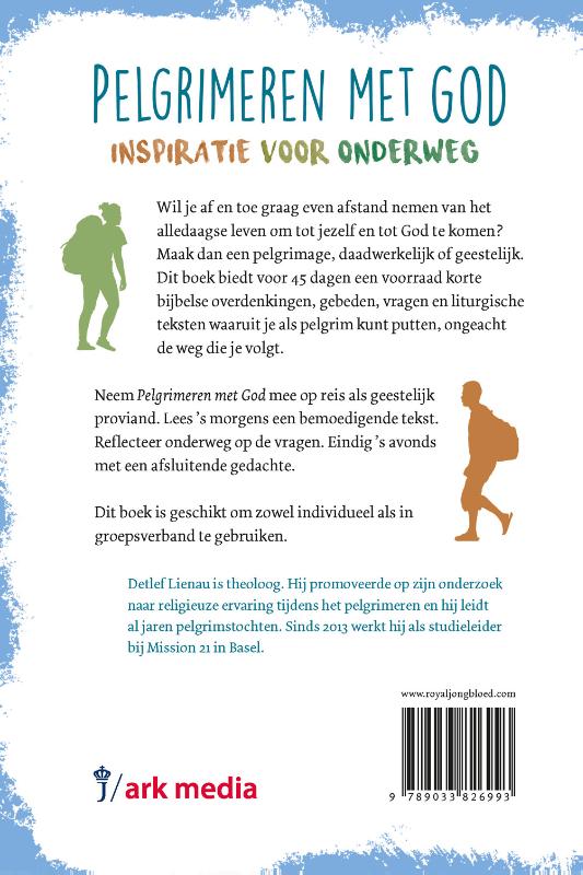 Achterkant van Pelgrimeren met God